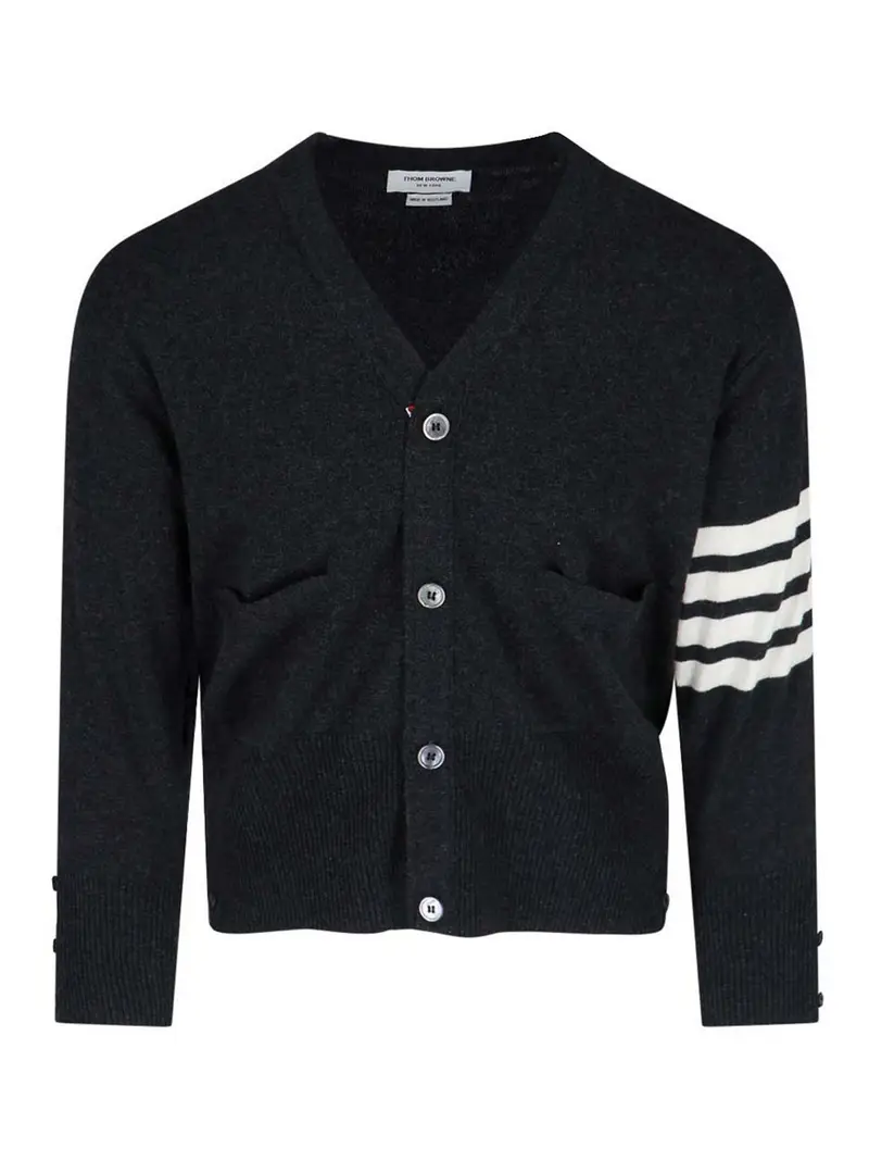 THOM BROWNE Cardigan Nero 3339664