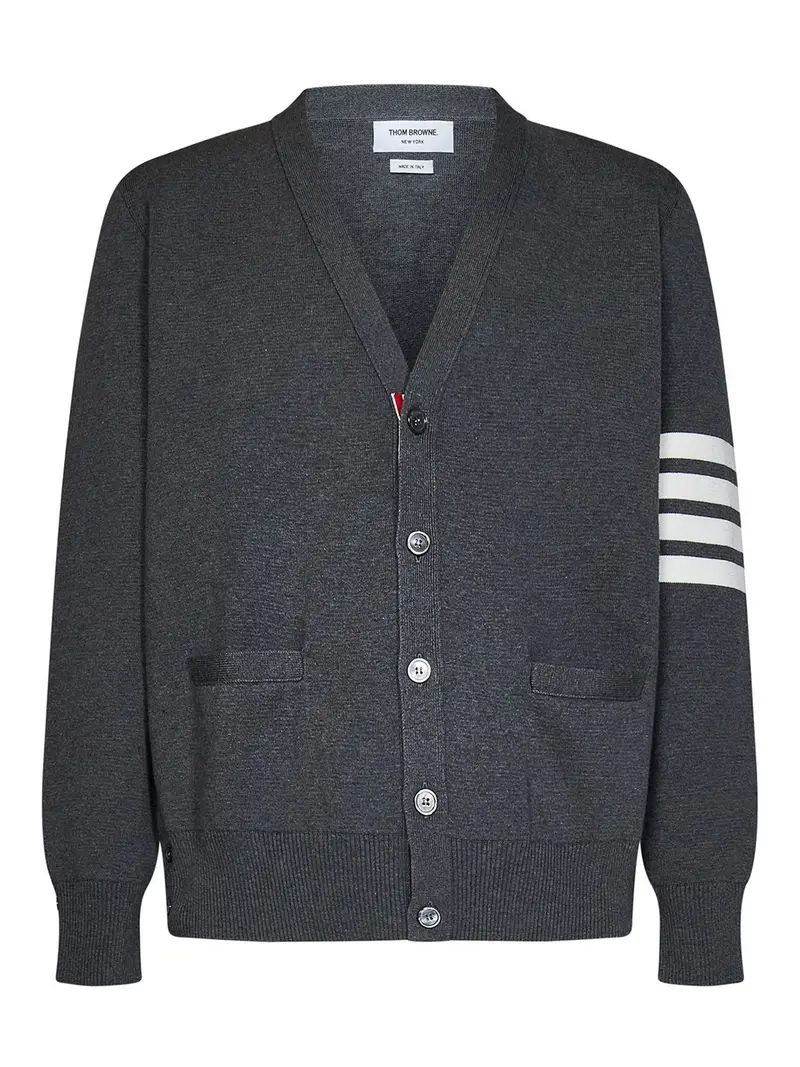THOM BROWNE Cardigan Grigio 3293382