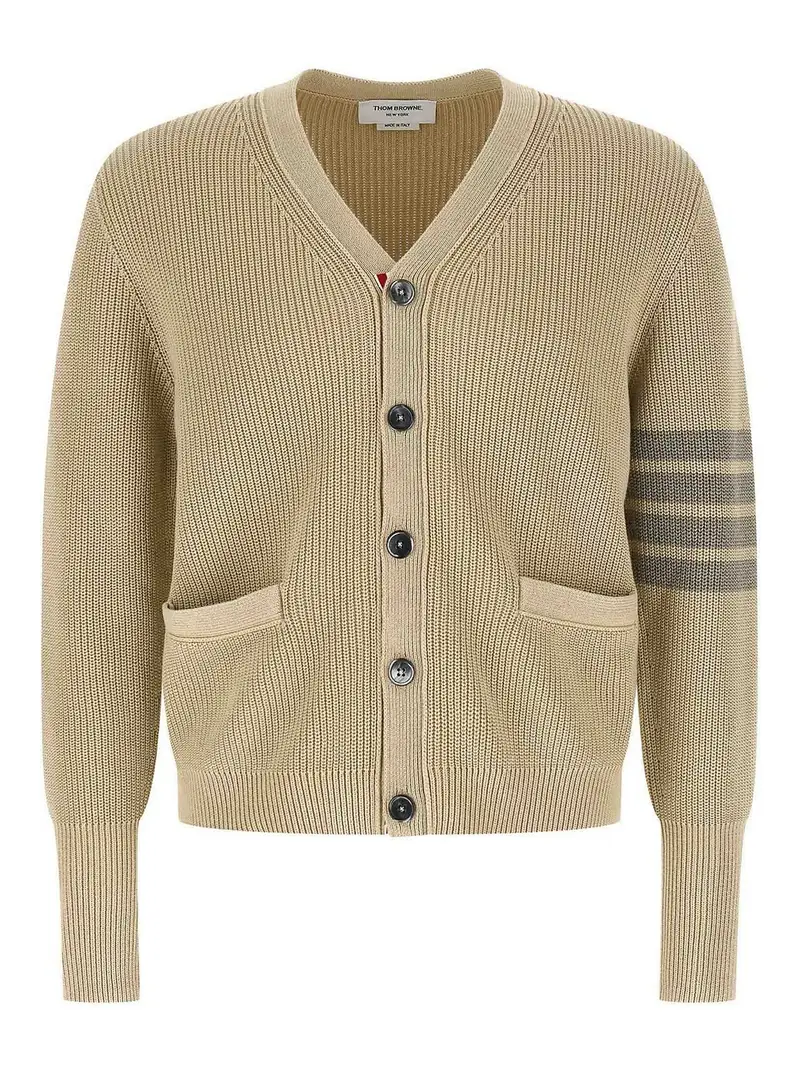 THOM BROWNE Cardigan Beige 4353195