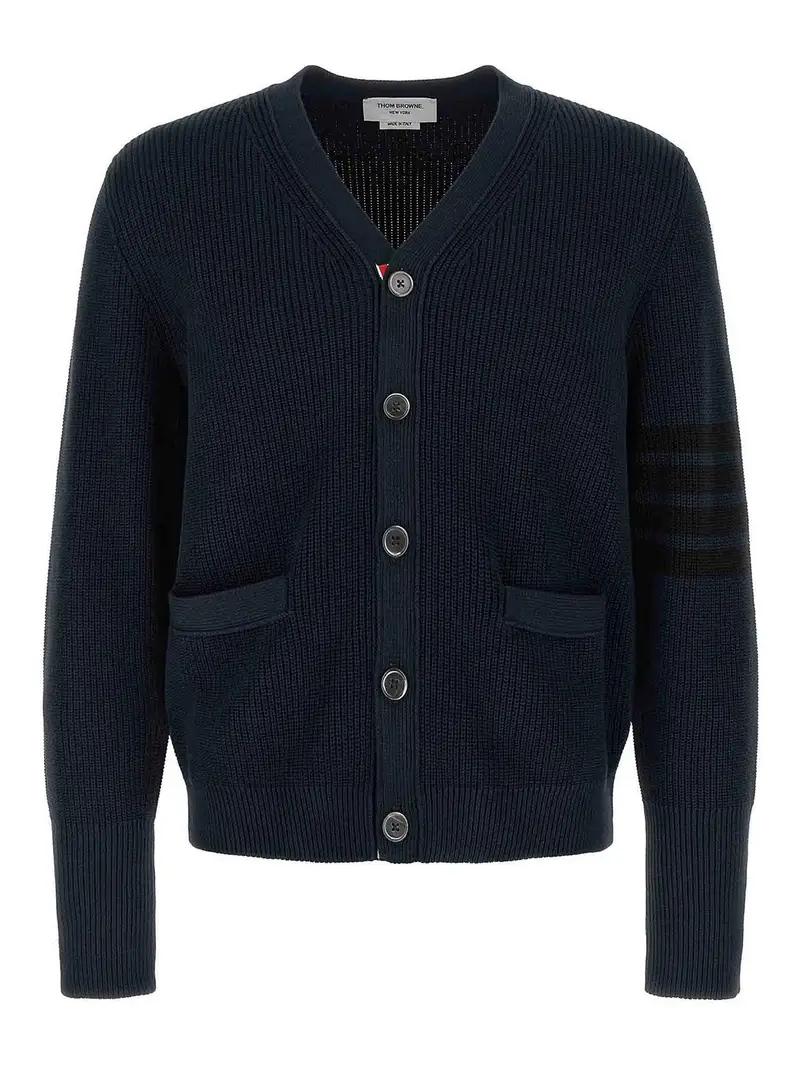 Cardigan tinto in capo Blu