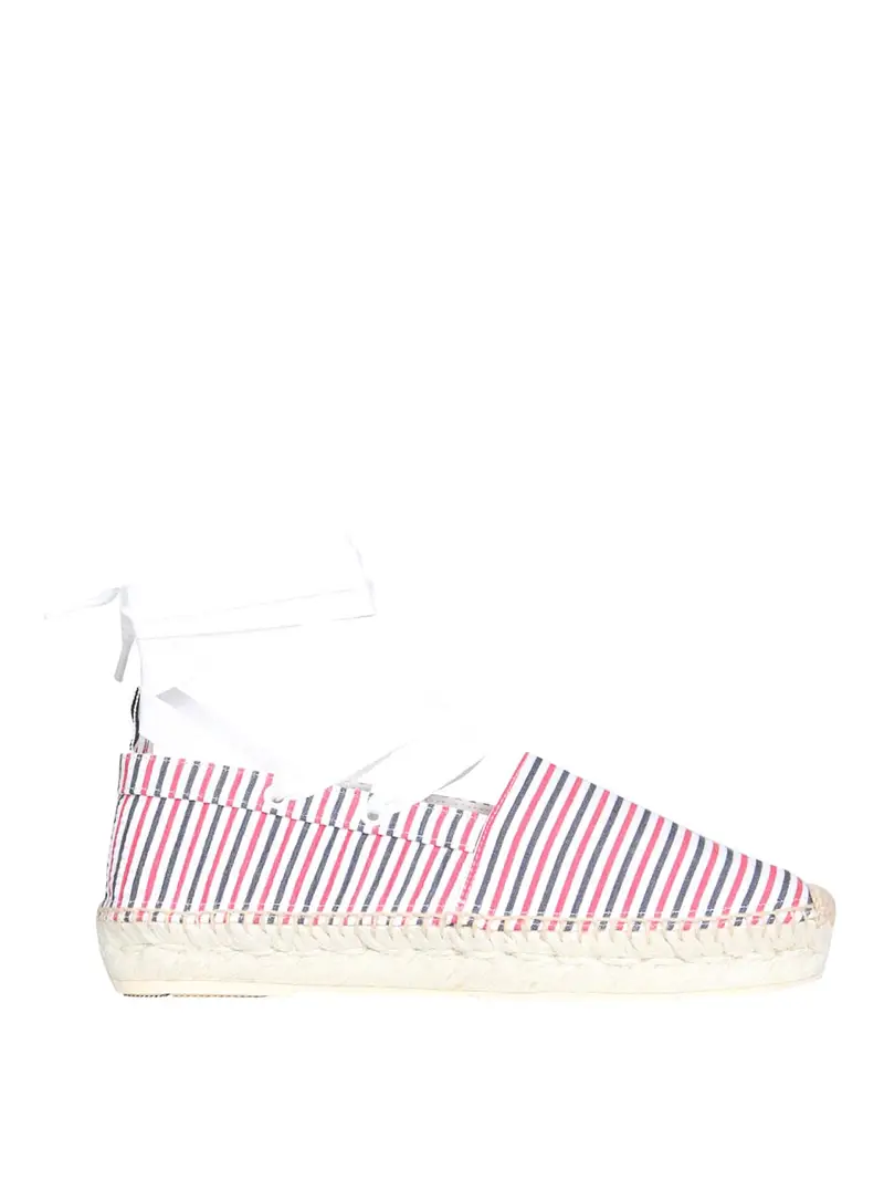 Espadrillas in cotone seersucker Multicolore