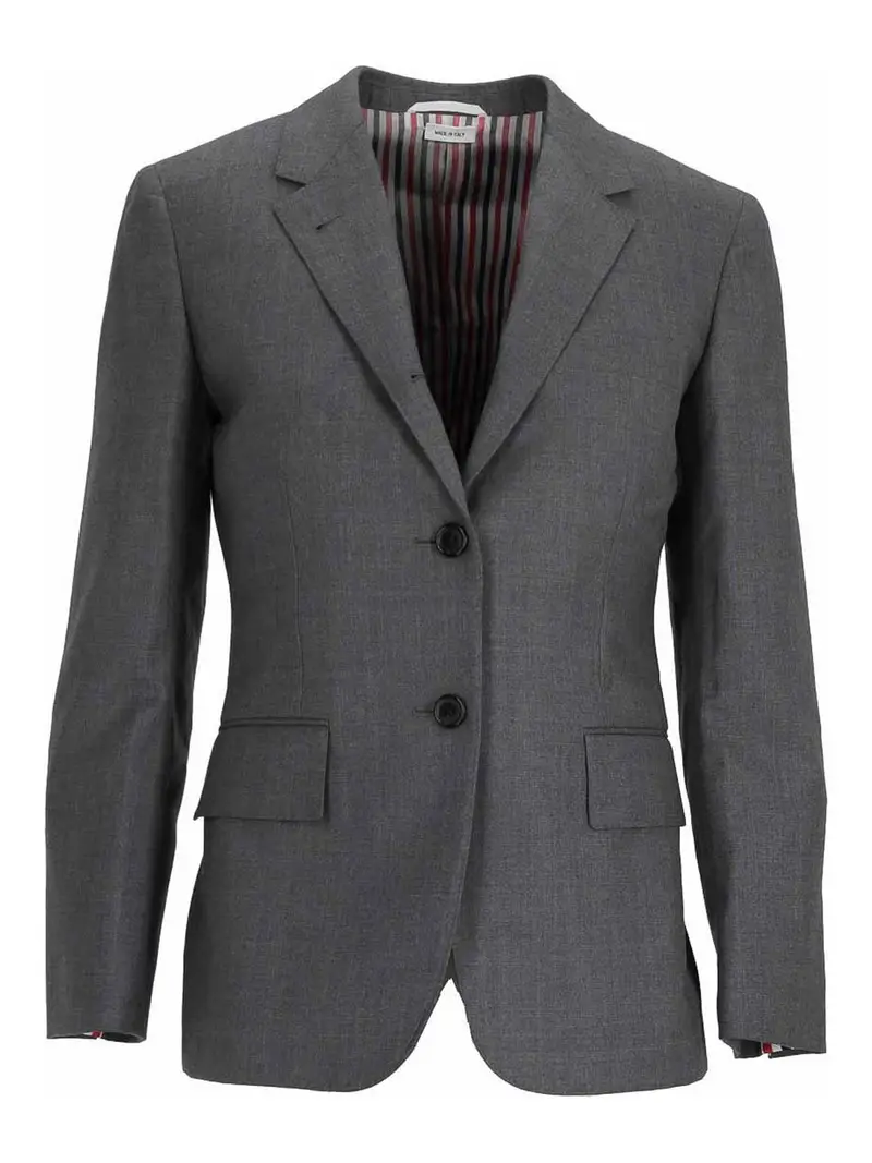 Fit 1 - Cappotto sportivo classico in twill Grigio