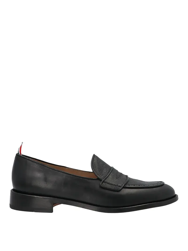 THOM BROWNE Mocassini Nero 3383813