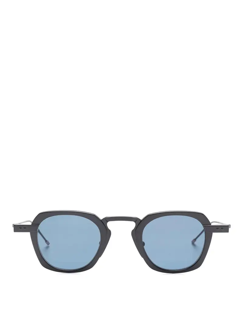 Occhiali da sole a frame quadrato Nero