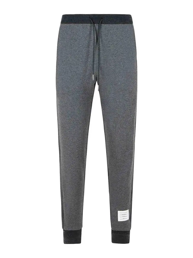 Pantaloni Jogger in cotone grigio