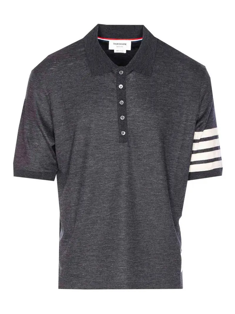 THOM BROWNE Polo Grigio 3859972