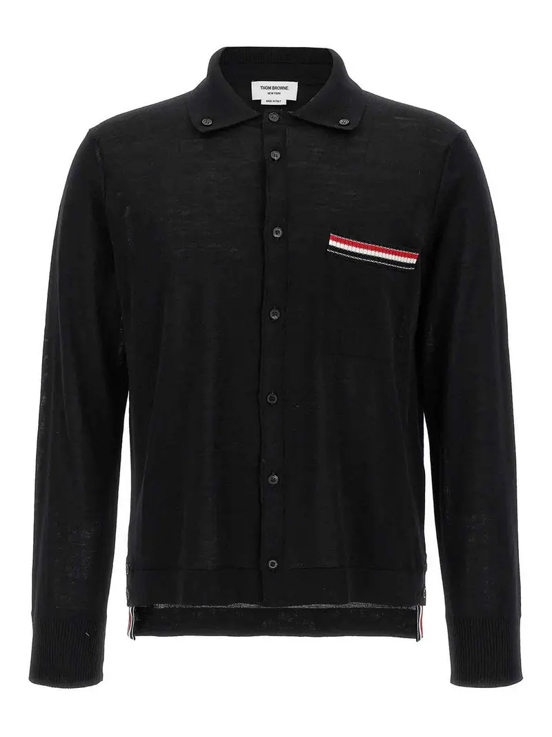 THOM BROWNE Cardigan Nero 3347471