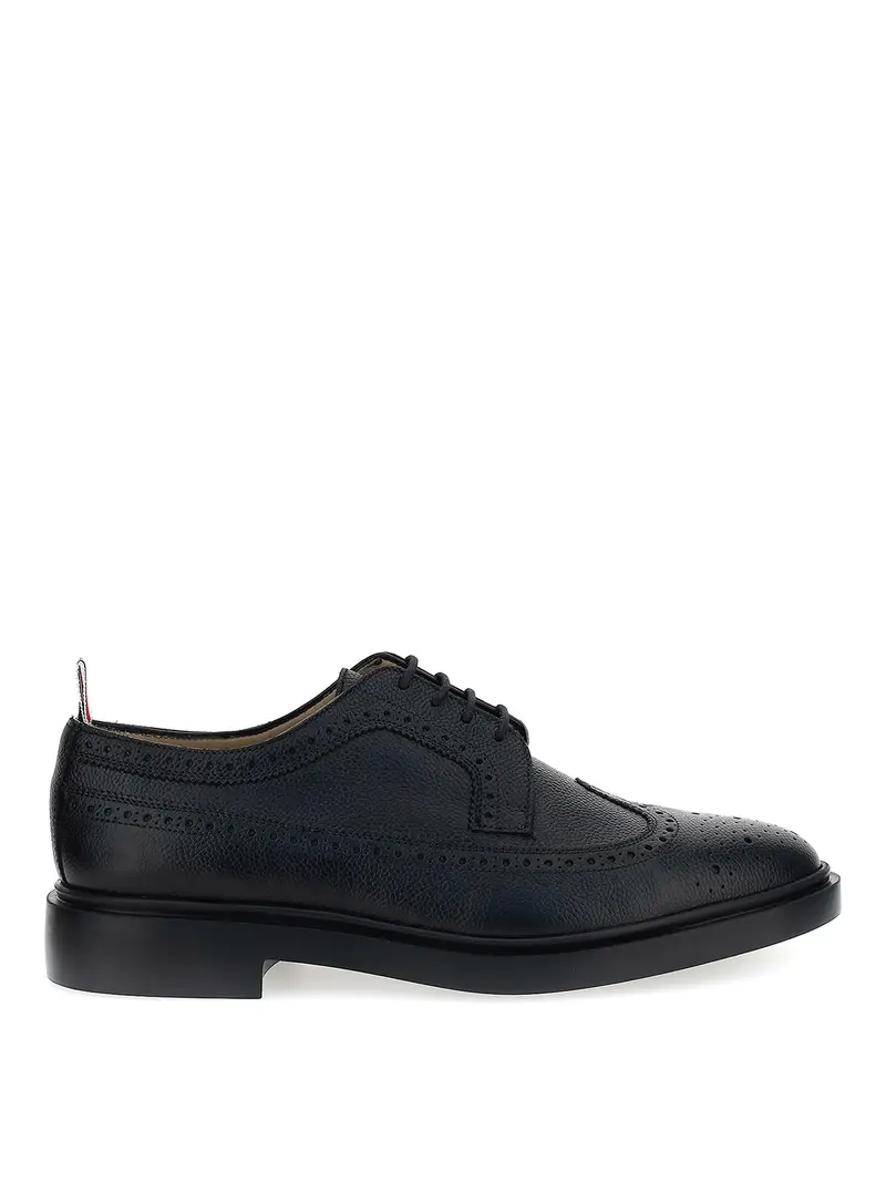 Scarpa scozzese con lacci Nero