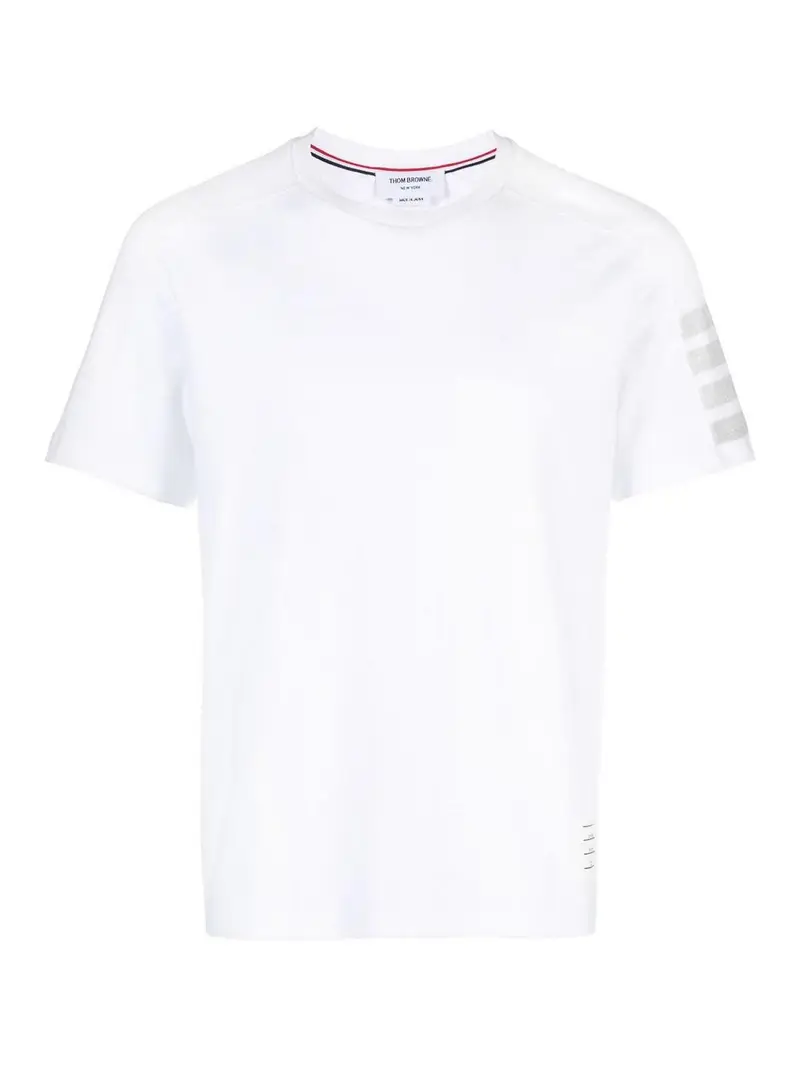 T-shirt a maniche corte 4 barre Bianco