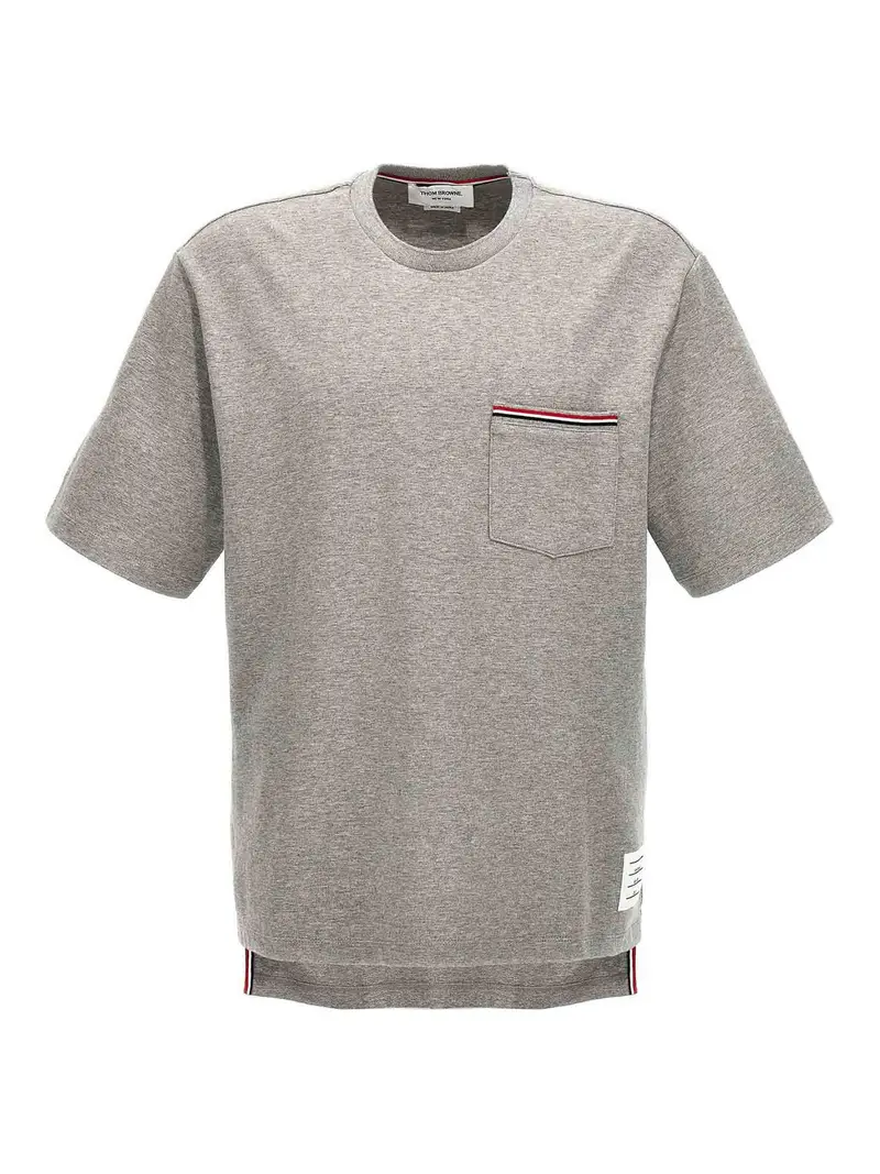 THOM BROWNE T-shirt Grigio 4107436