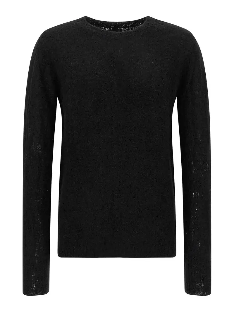 Maglione di lana alpaca Nero