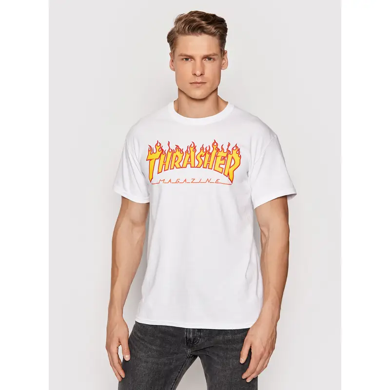 Thrasher T-shirt Bianco 3200435