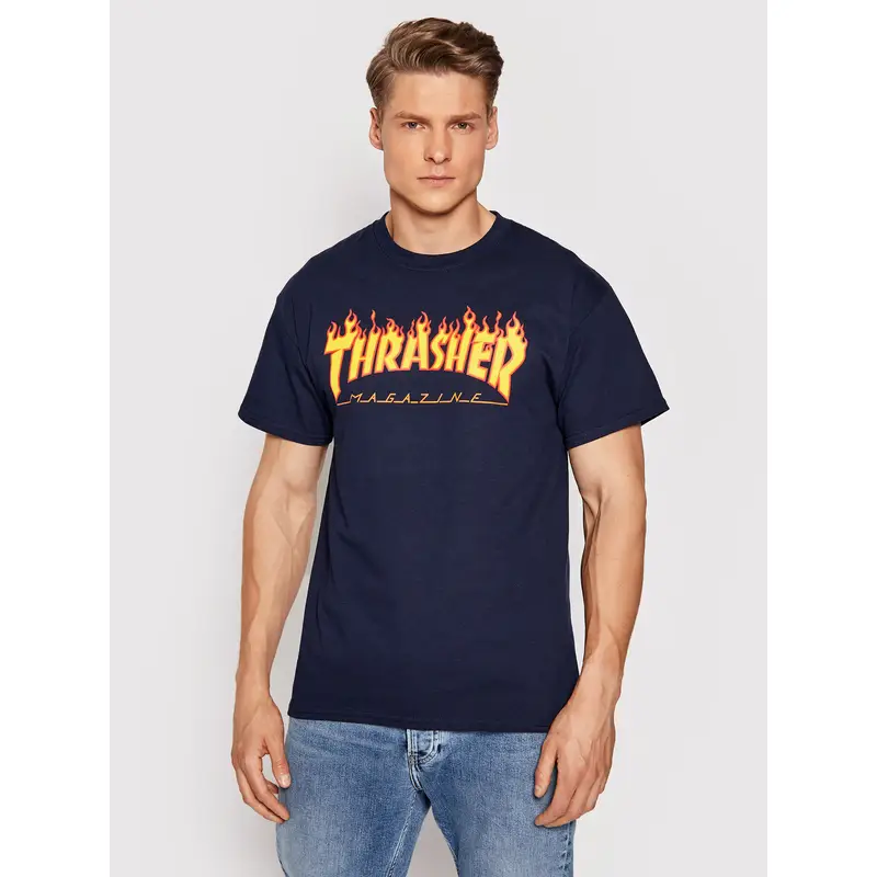Thrasher T-shirt Blu 3200436