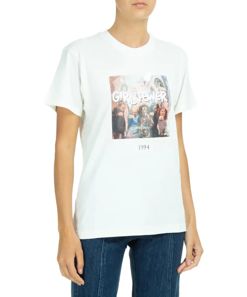 THROWBACK. T-shirt Bianco 2506332