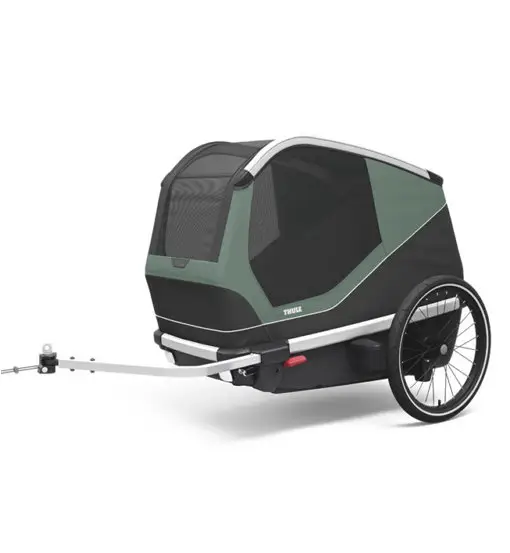 Bexey L - rimorchio bici per cani Green