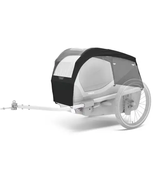 Bexey Rain Cover L - copertura antipioggia rimorchio bici Black