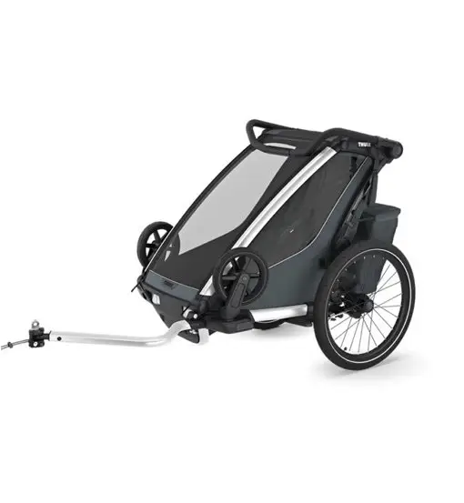 Chariot Cross 2 single - rimorchio bici Green