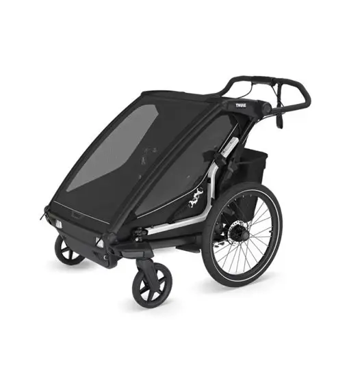 Chariot Sport 2 double - rimorchio bici Black
