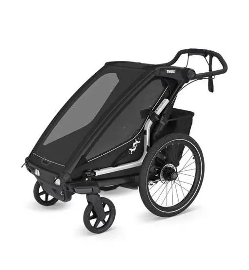 Chariot Sport 2 single - rimorchio bici Black