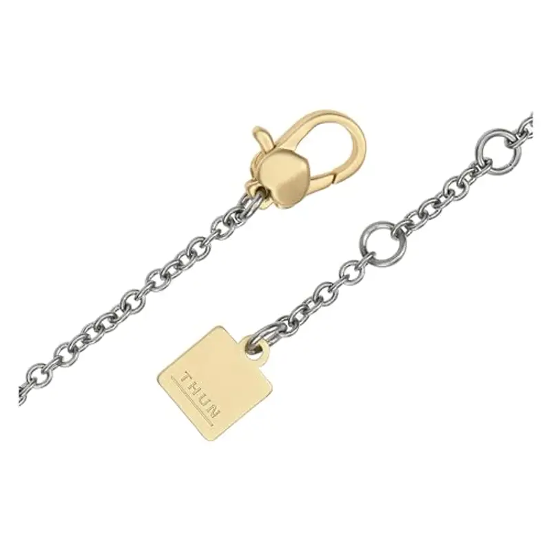 THUN - Bracciale con cuore e perlina - metallo, vetro, resina - Collezione Dedicato a te - 16 + 3 cm miniatura 2