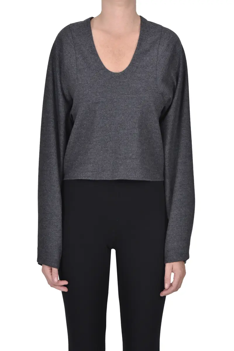 Tibi Top Grigio 2523191