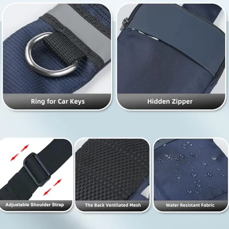 Tibroni Marsupio Uomo Blu 1956792 miniatura 3