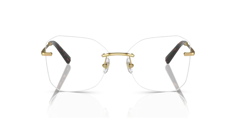 Tiffany Donna TF1150 6002 Montature da vista Metallo Oro Trasparente Geometrica Normale miniatura 2