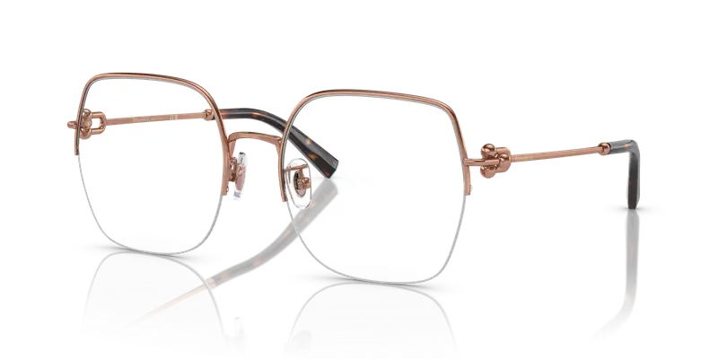 Tiffany Donna TF1153D 6105 Montature da vista Metallo Rosso Trasparente Squadrata Normale miniatura 3