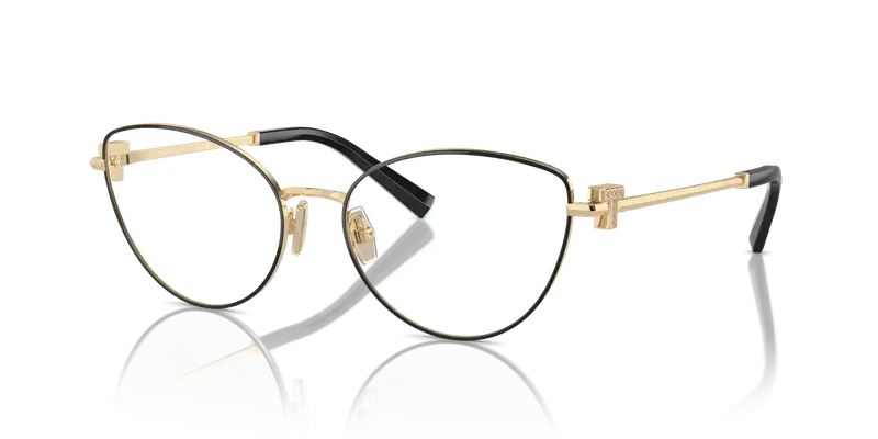 Tiffany Donna TF1159B 6164 Montature da vista Acciaio Nero Trasparente Cat Eye Normale miniatura 3