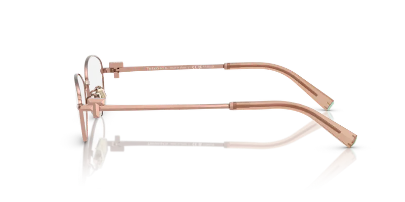 Tiffany Donna TF1162TD 6168 Montature da vista Titanio Oro Trasparente Rotonda Normale miniatura 3