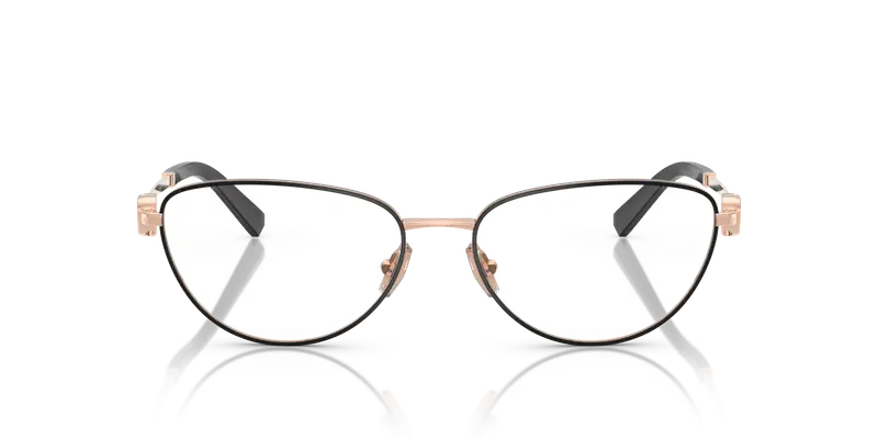 Tiffany Donna TF1164B 6105 Montature da vista Acciaio Nero Trasparente Rotonda Normale miniatura 2