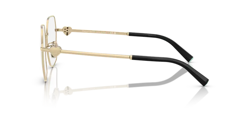 Tiffany Donna TF1165BD 6021 Montature da vista Acciaio Oro Trasparente Geometrica Normale miniatura 3