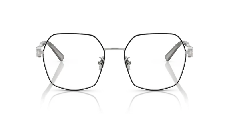 Tiffany Donna TF1165BD 6145 Montature da vista Acciaio Nero Trasparente Geometrica Normale miniatura 2