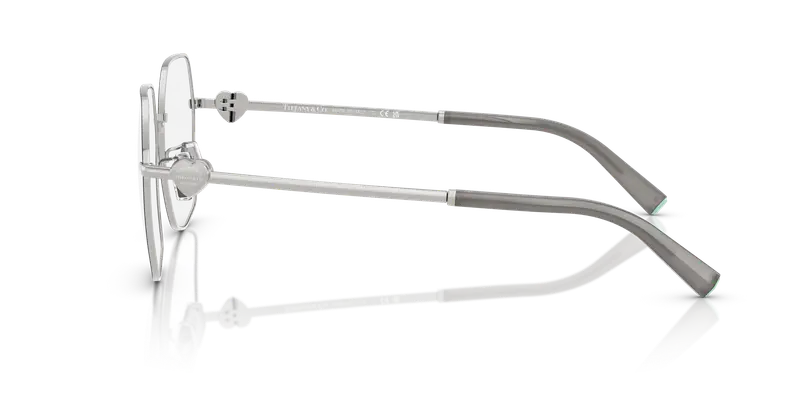 Tiffany Donna TF1165BD 6145 Montature da vista Acciaio Nero Trasparente Geometrica Normale miniatura 3