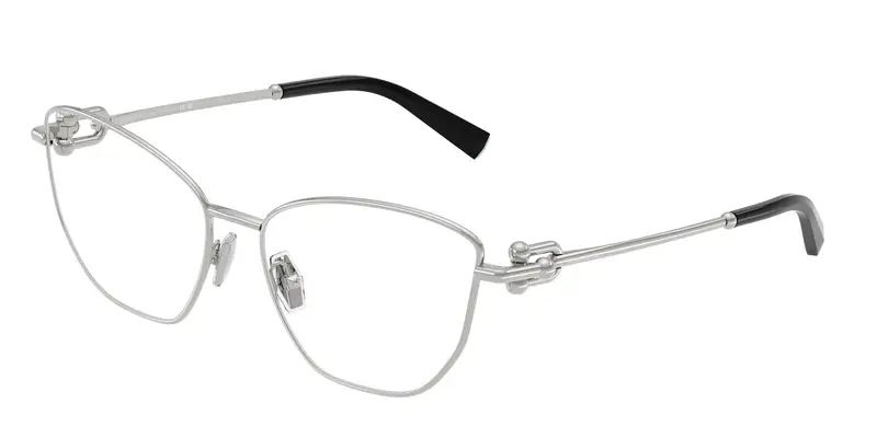 Tiffany Donna TF1166  6001 Montature da vista Acciaio Argento Trasparente Cat Eye Normale