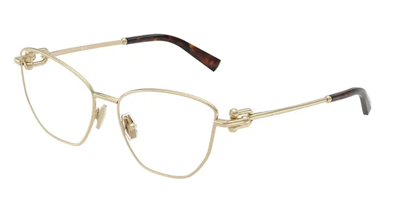 Tiffany Donna TF1166  6021 Montature da vista Acciaio Oro Trasparente Cat Eye Normale