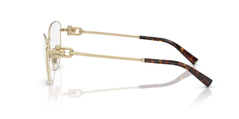 Tiffany Donna TF1166 6021 Montature da vista Acciaio Oro Trasparente Cat Eye Normale miniatura 3