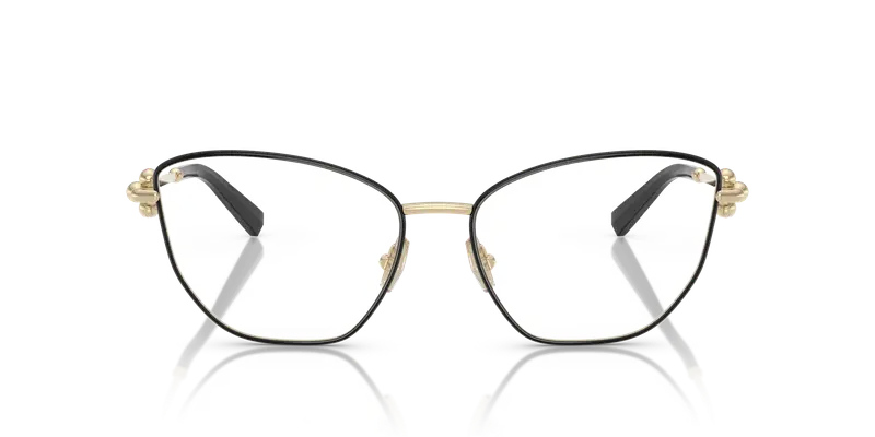 Tiffany Donna TF1166 6164 Montature da vista Acciaio Nero Trasparente Cat Eye Normale miniatura 2