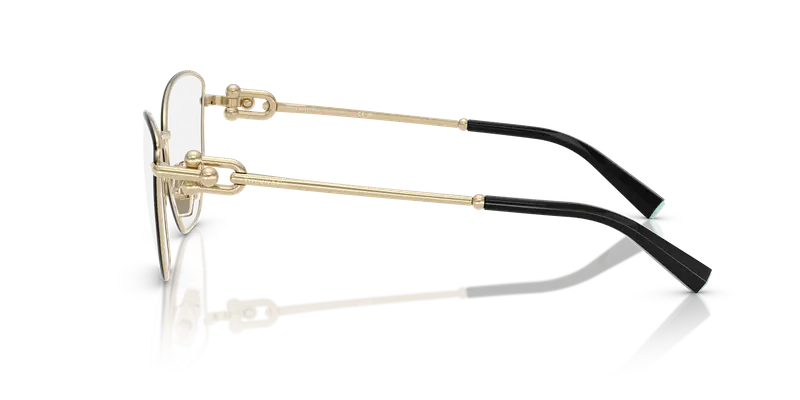 Tiffany Donna TF1166 6164 Montature da vista Acciaio Nero Trasparente Cat Eye Normale miniatura 3