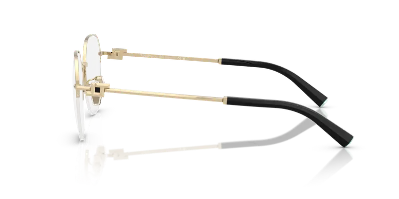 Tiffany Donna TF1167D 6021 Montature da vista Acciaio Oro Trasparente Rotonda Normale miniatura 3