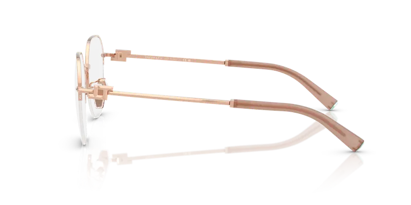 Tiffany Donna TF1167D 6105 Montature da vista Acciaio Oro Trasparente Rotonda Normale miniatura 3