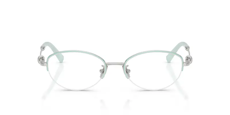 Donna TF1171D 6151 Montature da vista Metallo Blu Trasparente Rotonda Normale miniatura 3