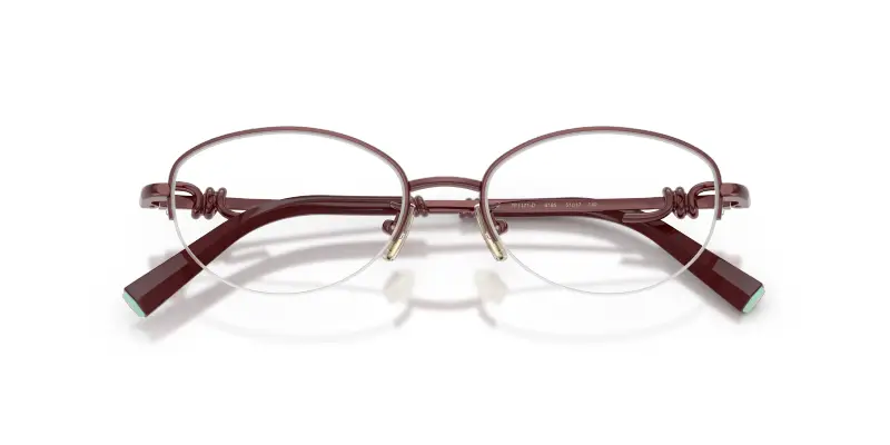 Donna TF1171D 6185 Montature da vista Metallo Viola Trasparente Rotonda Normale miniatura 2