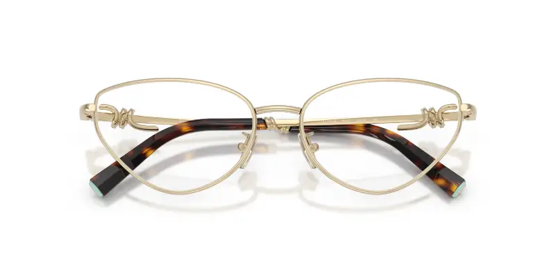 Donna TF1172B 6021 Montature da vista Metallo Oro Trasparente Cat Eye Normale miniatura 2