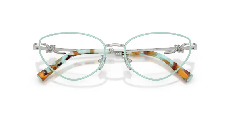 Donna TF1172B 6151 Montature da vista Metallo Blu Trasparente Cat Eye Normale miniatura 2