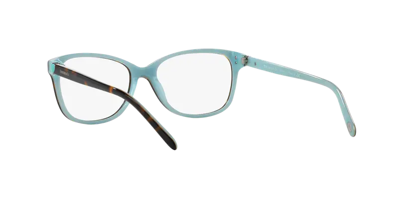 Tiffany Donna TF2097 8134 Montature da vista Acetato Tartaruga Trasparente Squadrata Normale miniatura 3