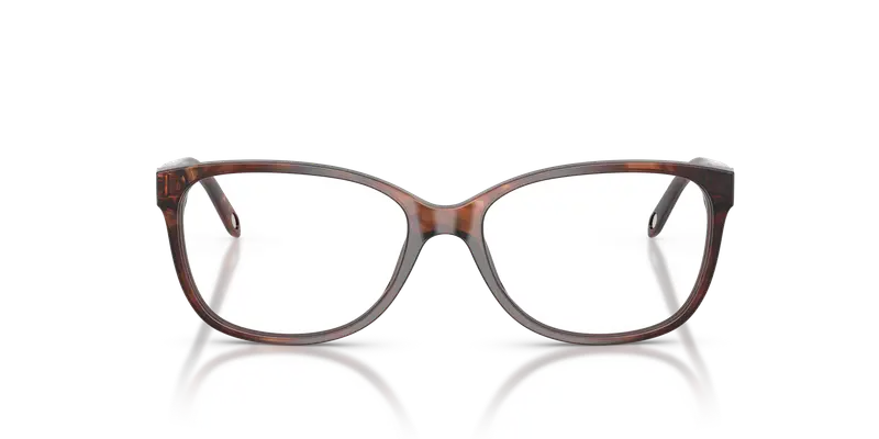 Tiffany Donna TF2097 8421 Montature da vista Acetato Marrone Trasparente Squadrata Normale miniatura 2