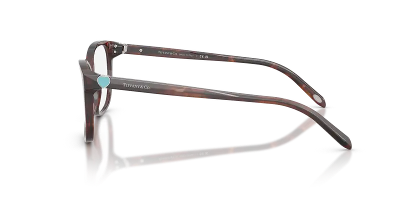 Tiffany Donna TF2097 8421 Montature da vista Acetato Marrone Trasparente Squadrata Normale miniatura 3