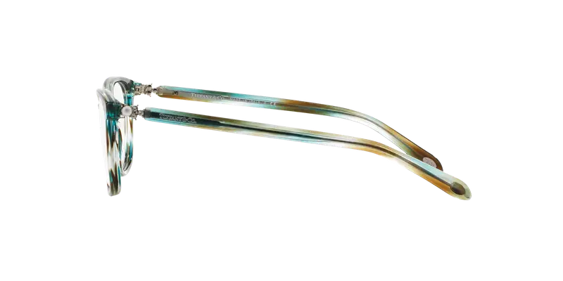 Tiffany Donna TF2109HB 8124 Montature da vista Acetato Blu Trasparente Squadrata Normale miniatura 2
