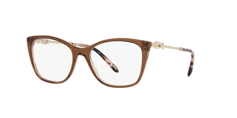 Tiffany Donna TF2160B  8255 Montature da vista Acetato Marrone Trasparente Squadrata Normale